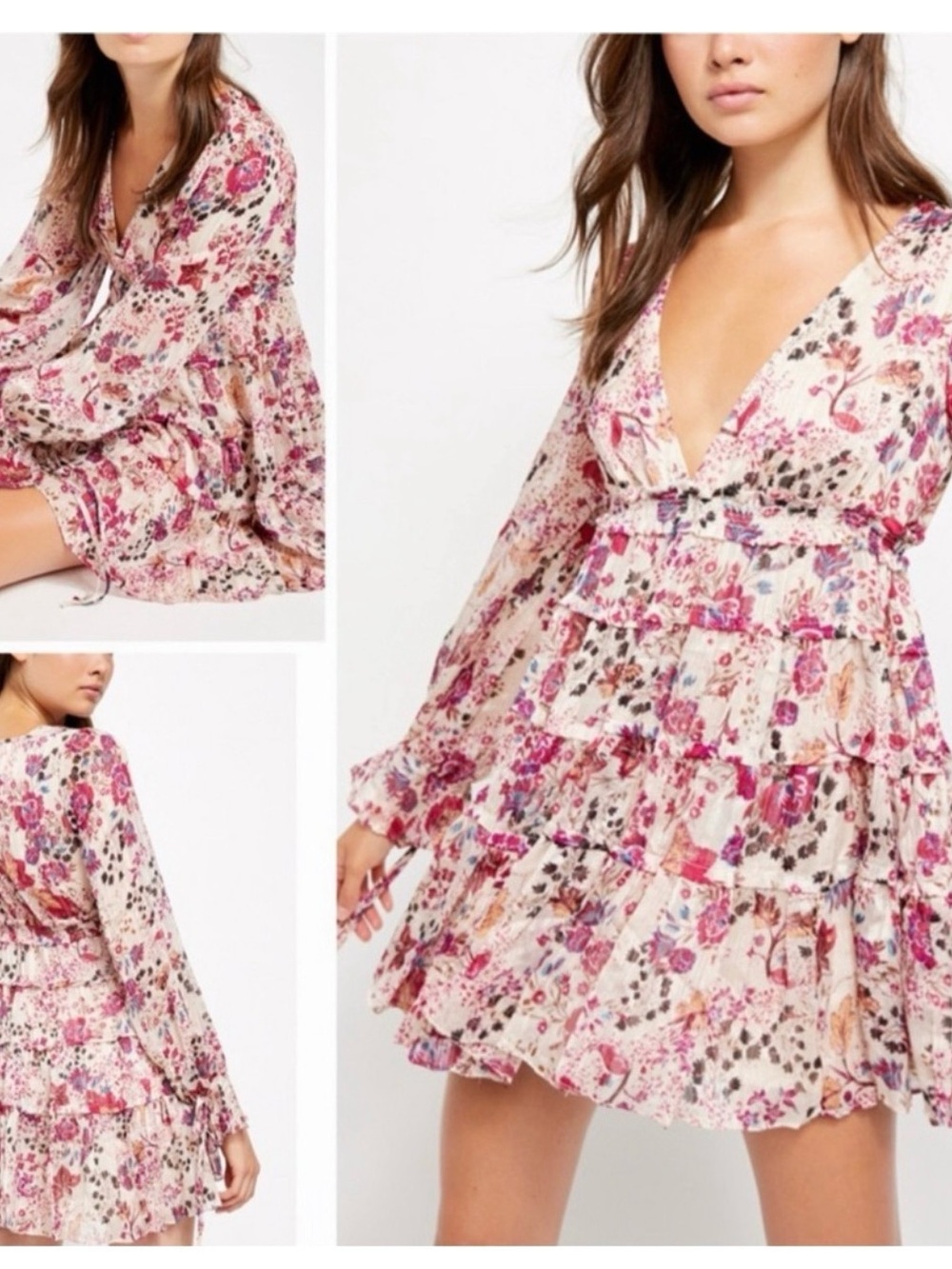 Free People Closer To The Heart Mini Dress